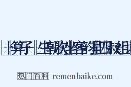 卜算子·生朝次坐客韵呈四叔组词是什么意思的图片